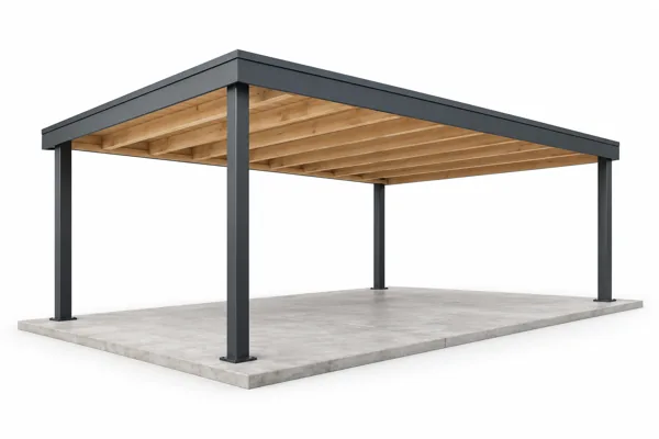 Carport — illustratief bouwmodel